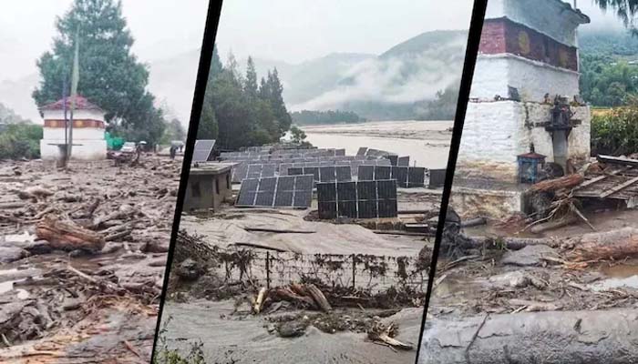 Glacial lake outburst in Bhutan High alert for Indias northeastern states