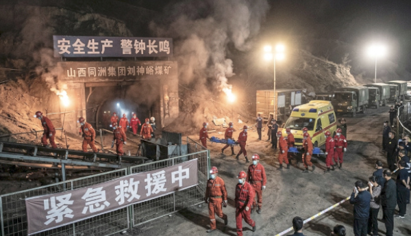 Gas explosion in coal mine - 82 killed