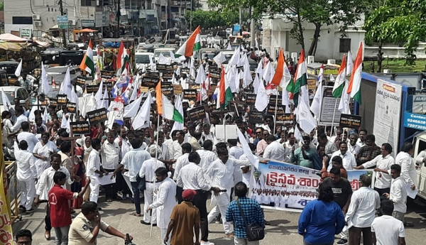 Massive peace rally in the city to protest attacks on Christians