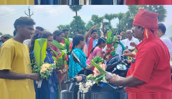CPM bike rally in tribal villages – Grand welcome for leaders