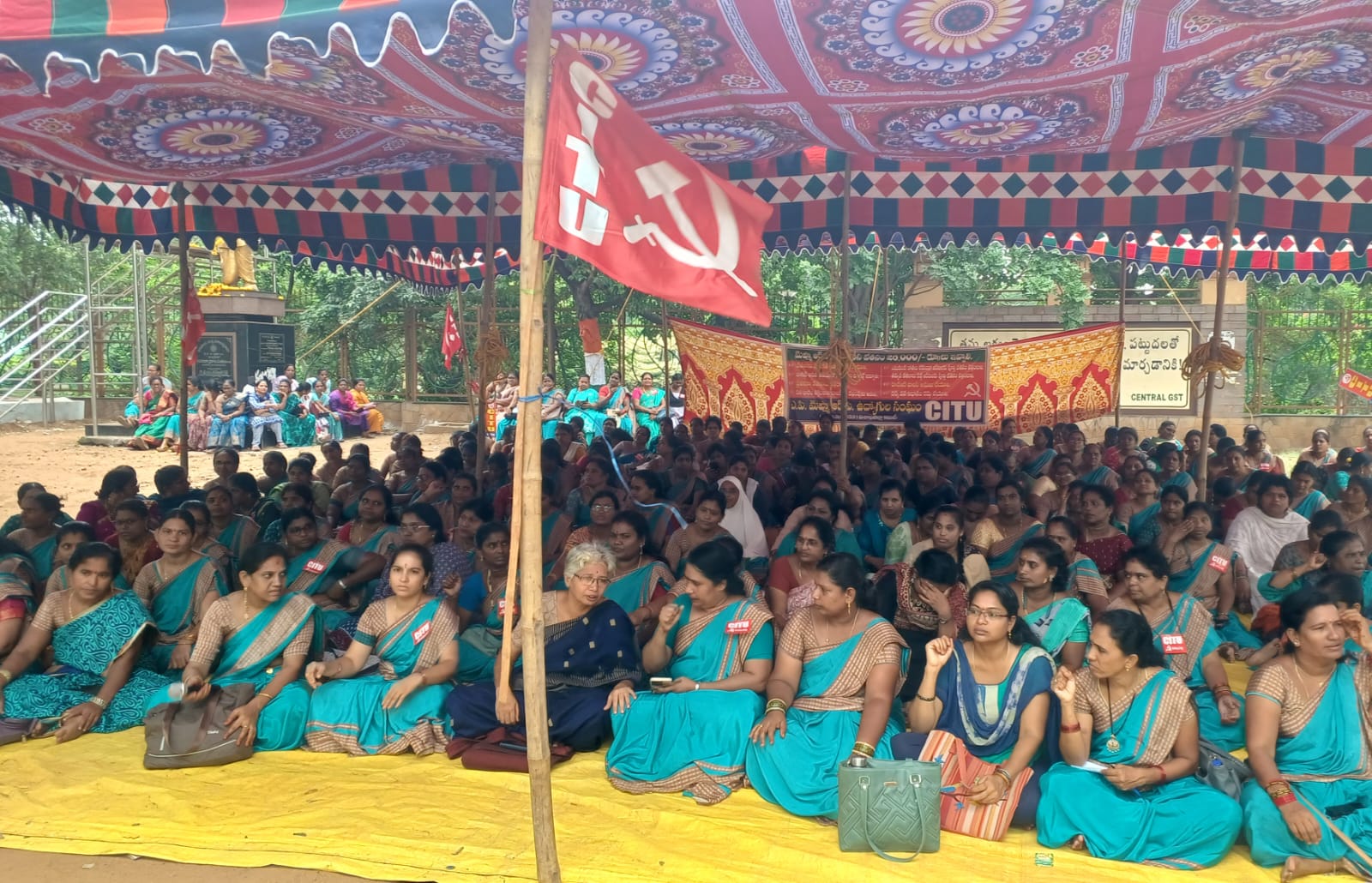 AP MEPMA RP employees' protest