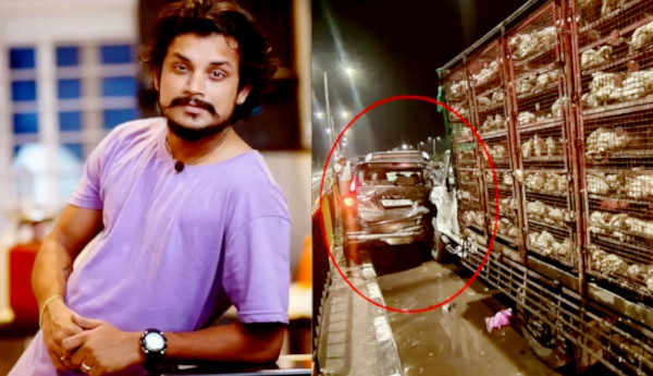రోడ్డు ప్రమాదంలో ప్రముఖ డాన్స్ మాస్టర్ పండు రెండు కాళ్లకు తీవ్రగాయాలయ్యాయి.