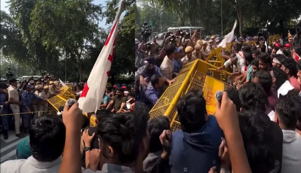 Video - Siege in Delhi while seeking permission for Jantar Mantar protests.
