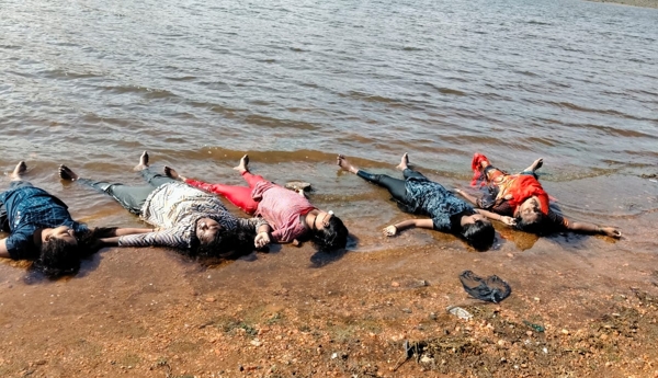 Five people die after accidentally falling into Gollapalli reservoir