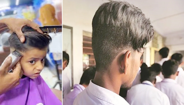 From now on, all boys in AP schools will have the same hairstyle!