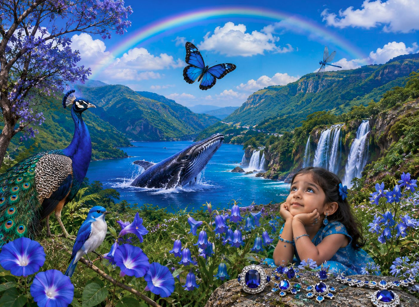blue