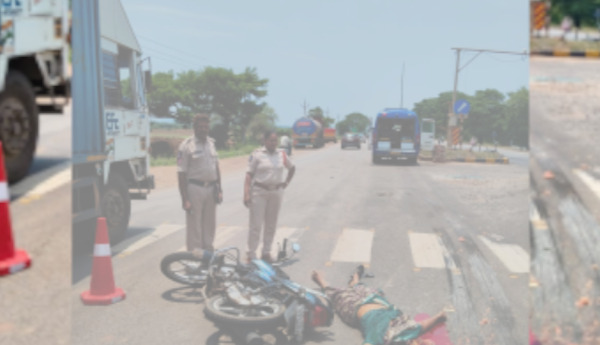 Milk tanker hits bike – Woman dies