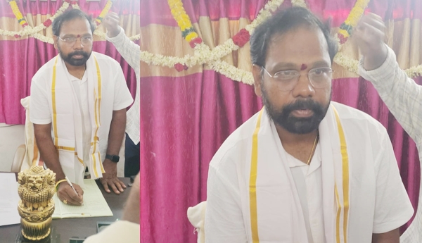 జిల్లా ఇంటర్ విద్యాశాఖ అధికారిగా జ్యోతుల రాంబాబు బుధవారం బాధ్యతలు స్వీకరించారు.