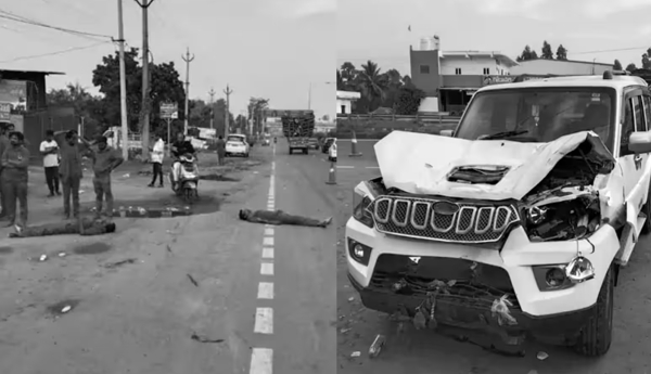 Scorpio vehicle ploughs into Bhavani pilgrims four dead