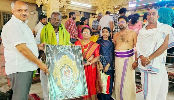 Donation of Rs. 1,01,116/- to Lord Vigneshwara's Nitya Annadana Nidhi (Perpetual Free Food Distribution Fund)