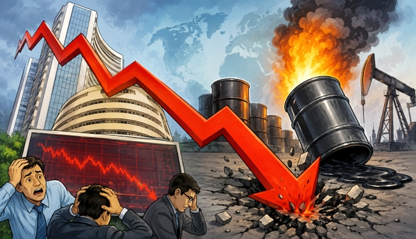 Markets – Oil price heat... Rs 4 lakh crore hit.