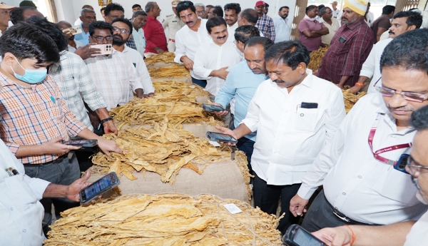 Government takes measures to ensure purchase of every last leaf from tobacco farmers: Minister Dr. Dola Sree Bala Veeranjaneya Swamy