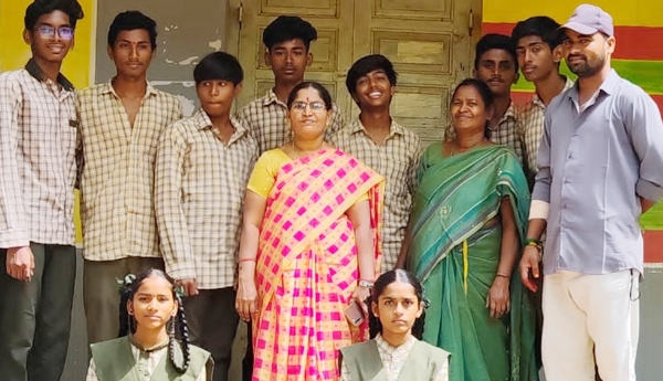 Government school students for district-level competitions