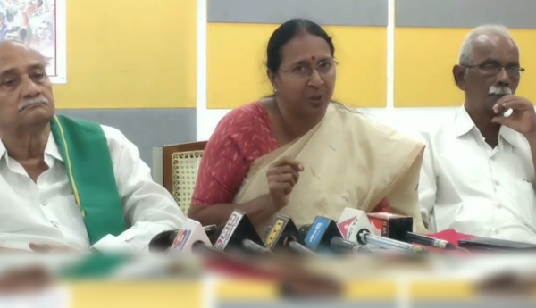 Justice must be ensured for the displaced people of the Veligonda project: D. Ramadevi