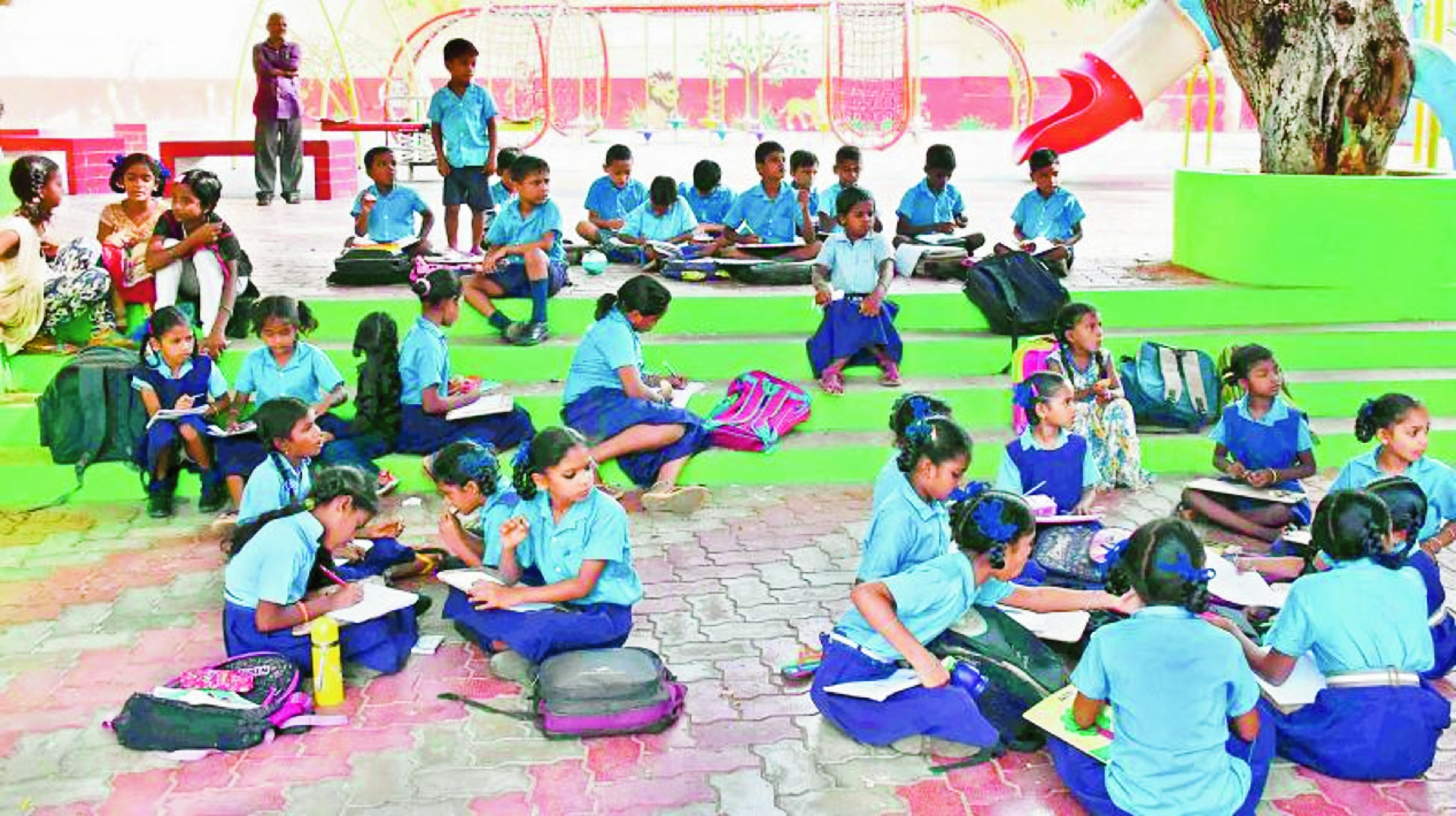 school children