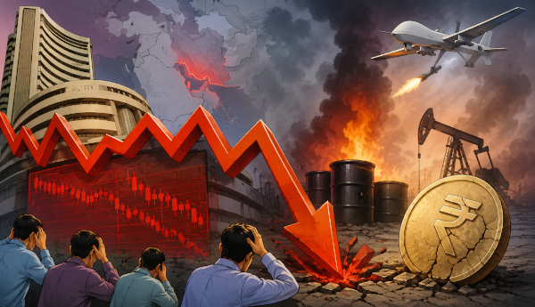 Stock Markets – క్షణాల్లోనే సెన్సెక్స్ డౌన్ – రూపాయి రికార్డ్ పతనం ..!