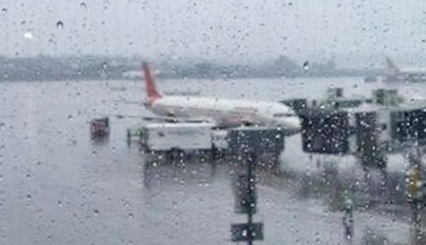 Rain Impact – Flights Diverted at Shamshabad Airport