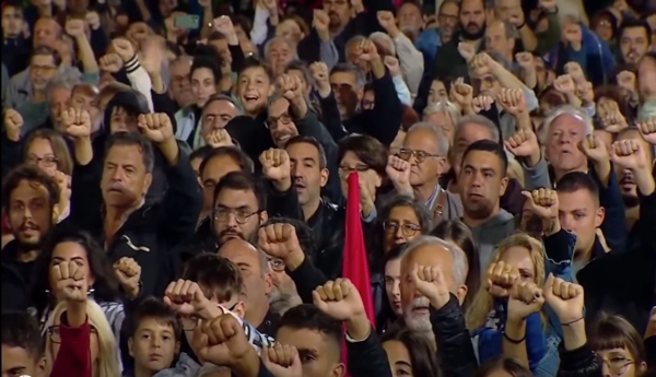 Video - The 'Internationale' anthem resounds at the 52nd 'Odigitis' Festival of the Communist Youth of Greece.