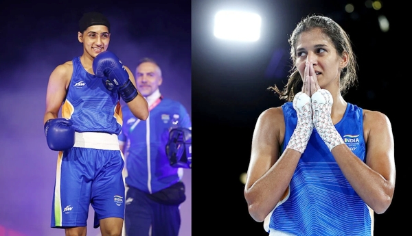 Two gold medals for India in boxing... silver and bronze in triple jump.