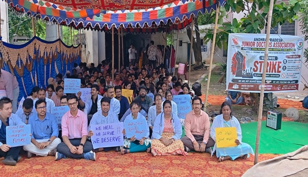 Junior doctors' indefinite strike seeking a hike in stipend.