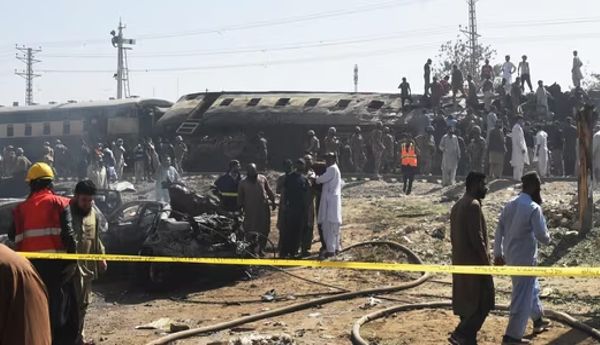 train blast