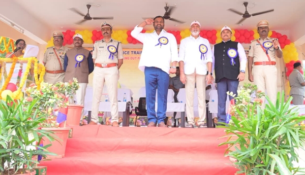 Passing-out parade in Chandragiri