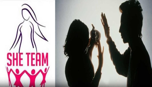 Indecent behavior towards a woman