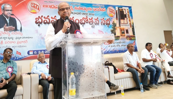 Agitation is inevitable if the government fails to respond regarding IR and PRC: UTF State General Secretary K.S.S. Prasad.