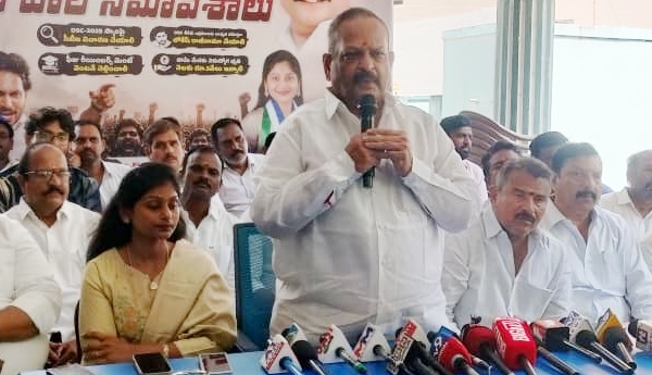 Join the fight against the irregularities in the DSC exam: Former Deputy Speaker Kolagatla Veerabhadra Swamy.