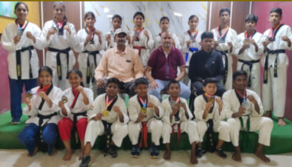 Vizianagaram athletes excel in the National Taekwondo Competitions