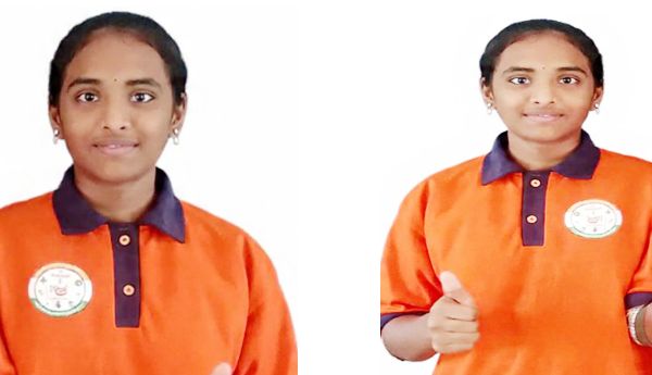 Sompuram High School student who secured a seat at IIIT.
