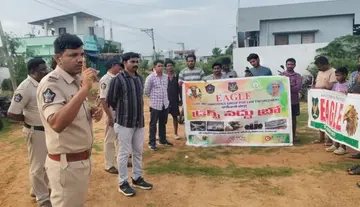 Police inspections in Jagan Colony