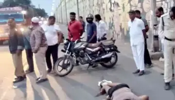 Head Constable dies after being hit by a vehicle while jogging.