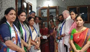 YSRCP is in power in three or four wards of the town.