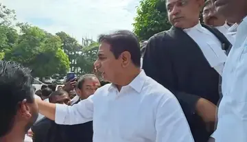 KTR appears before Nampally ACB Court.