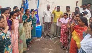 V. Srinivasa Rao hoisted the KVPS flag.