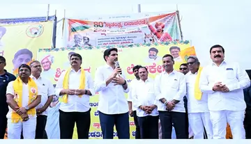 Minister Lokesh's tour in Karnataka
