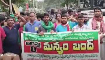 Tension during Manyam Bandh – Heavy police deployment