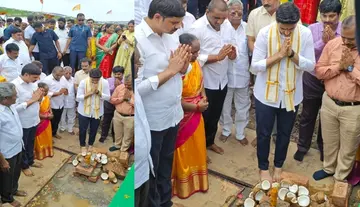 మంగళగిరిలో మోడరన్ రైతు బజార్ కు మంత్రి లోకేష్ శంకుస్థాపన