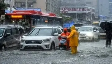 Mumbai brought to a standstill by heavy rains.