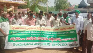 Tobacco farmers' protest