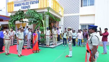 New women's police station building inaugurated in Tirupati.