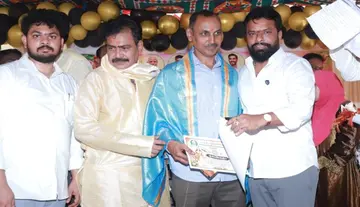 Minister Subhash felicitated 34 teachers.