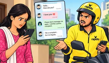 Message saying ‘I love you’... Rapido rider gives a dismissive reply when questioned!