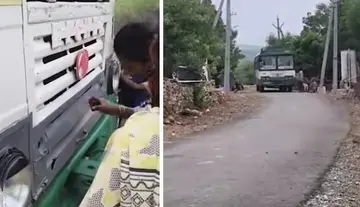 A bus has arrived in our village!