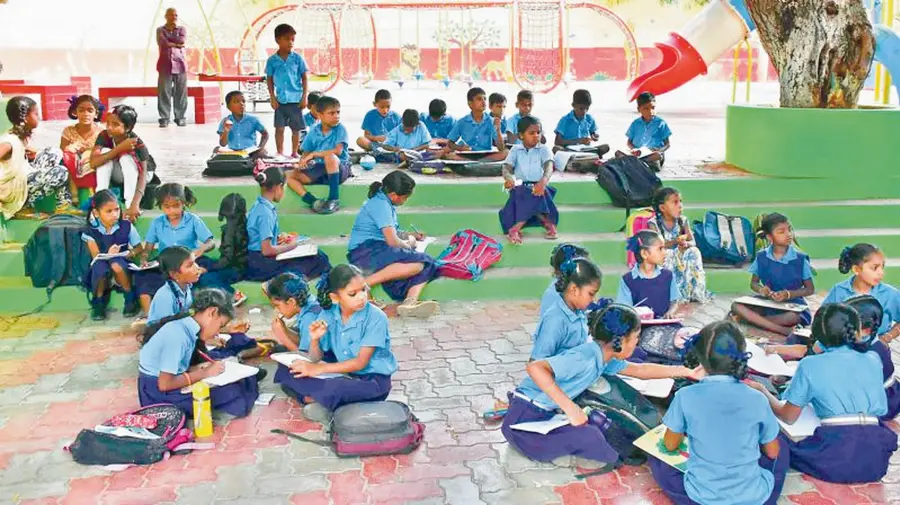 school children