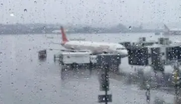 Rain Impact – Flights Diverted at Shamshabad Airport