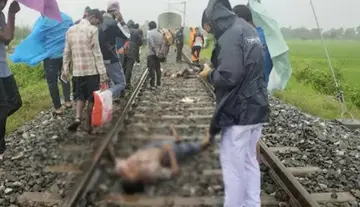 Four students killed after being hit by a train.