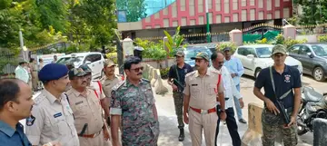 SP Damodar inspected the nomination centers