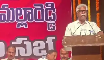 Video - Speech by V. Srinivasa Rao at the Sarampalli Mallareddy memorial meeting.